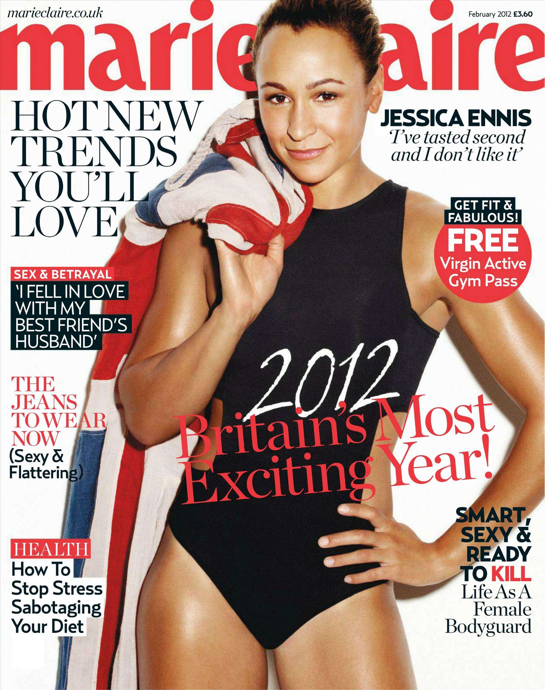 Jessica Ennis hot photoshoot for Marie Claire
